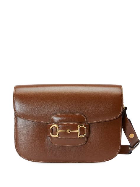 gucci 1955 brown|Gucci 1955 Horsebit shoulder bag .